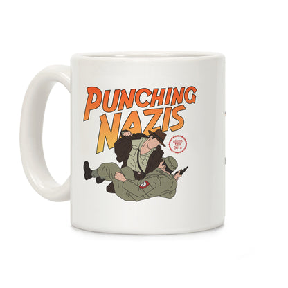 Punching Nazis Since 36 Coffee Mug