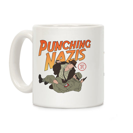 Punching Nazis Since 36 Coffee Mug