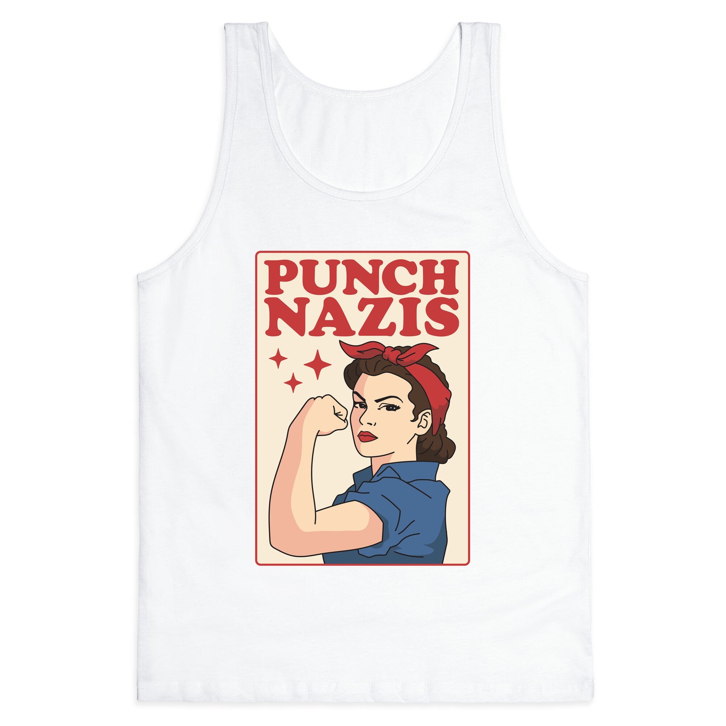 Punch Nazis Tank Top