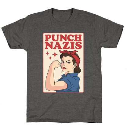 Punch Nazis Unisex Triblend Tee