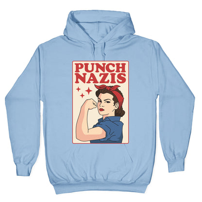 Punch Nazis Hoodie
