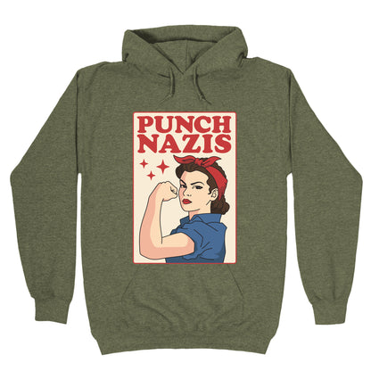 Punch Nazis Hoodie