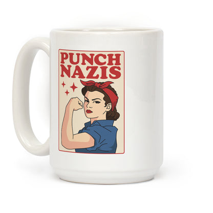 Punch Nazis Coffee Mug