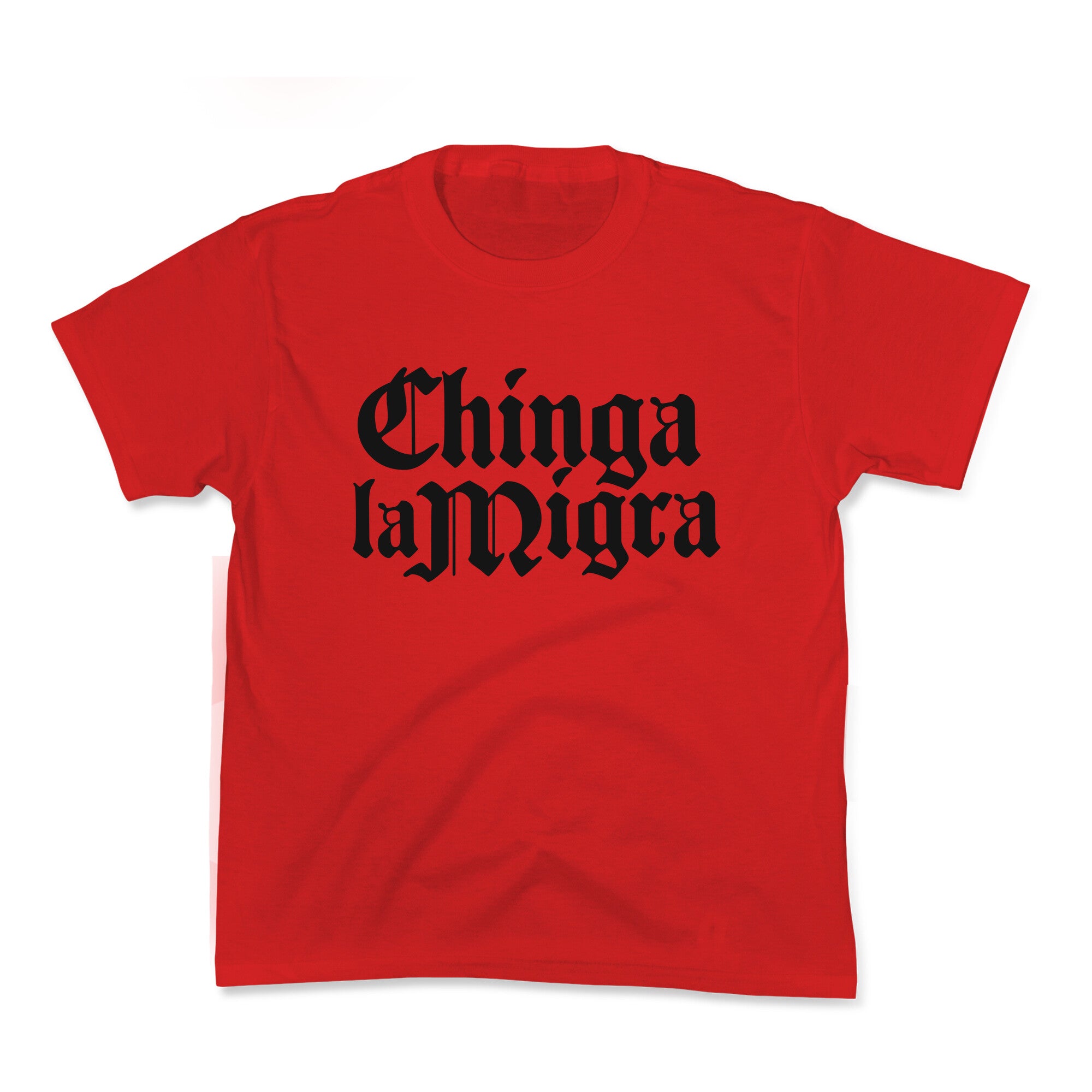 Chinga La Migra Fuck ICE Kids Tee