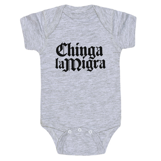 Chinga La Migra Fuck ICE Baby One-Piece