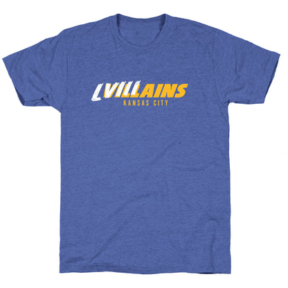 Kansas City Villains Unisex Triblend Tee