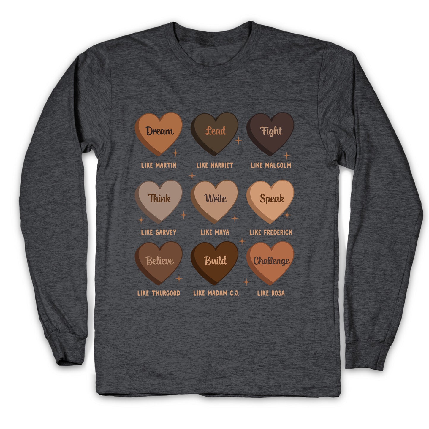 Celebrating Black History Leaders Longsleeve Tee