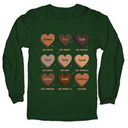 Celebrating Black History Leaders Longsleeve Tee