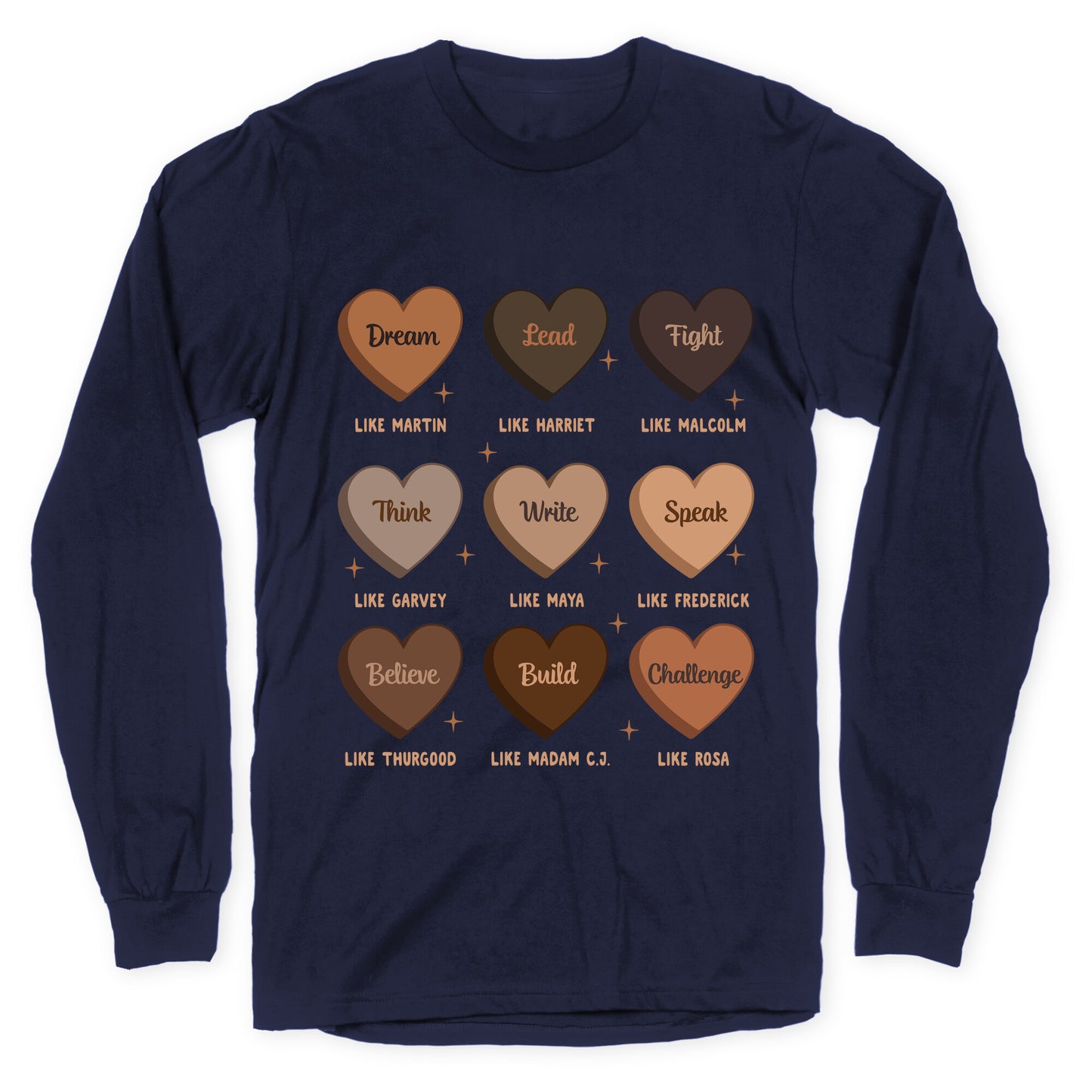 Celebrating Black History Leaders Longsleeve Tee