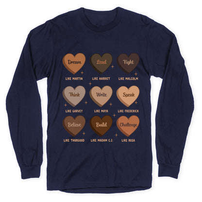 Celebrating Black History Leaders Longsleeve Tee