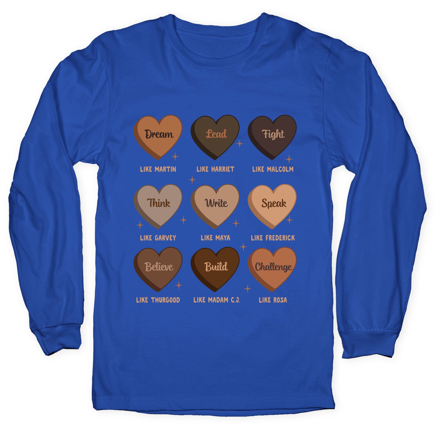 Celebrating Black History Leaders Longsleeve Tee