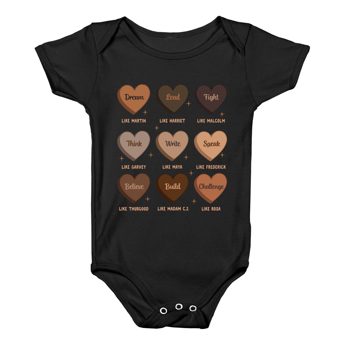 Celebrating Black History Leaders Baby One-Piece