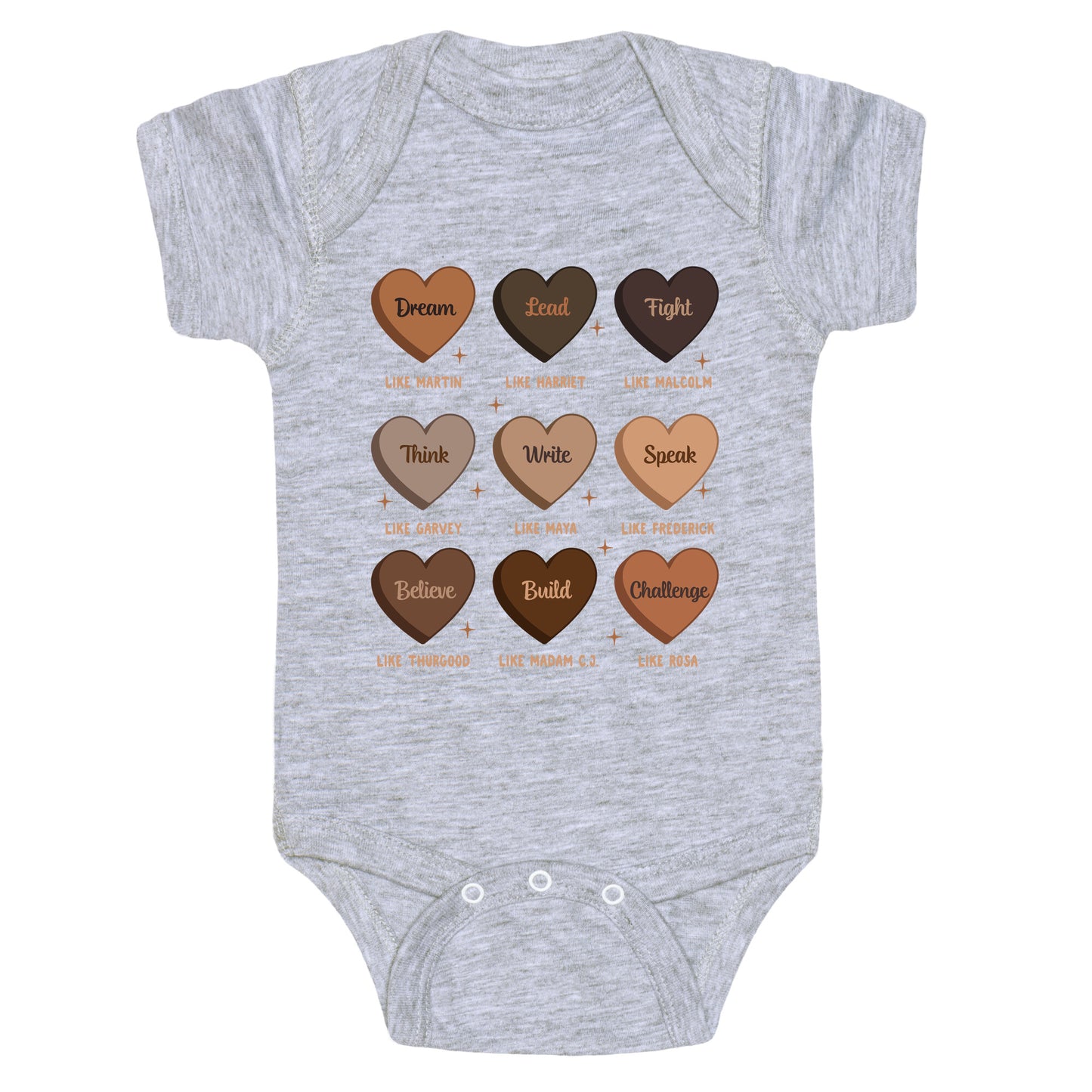 Celebrating Black History Leaders Baby One-Piece