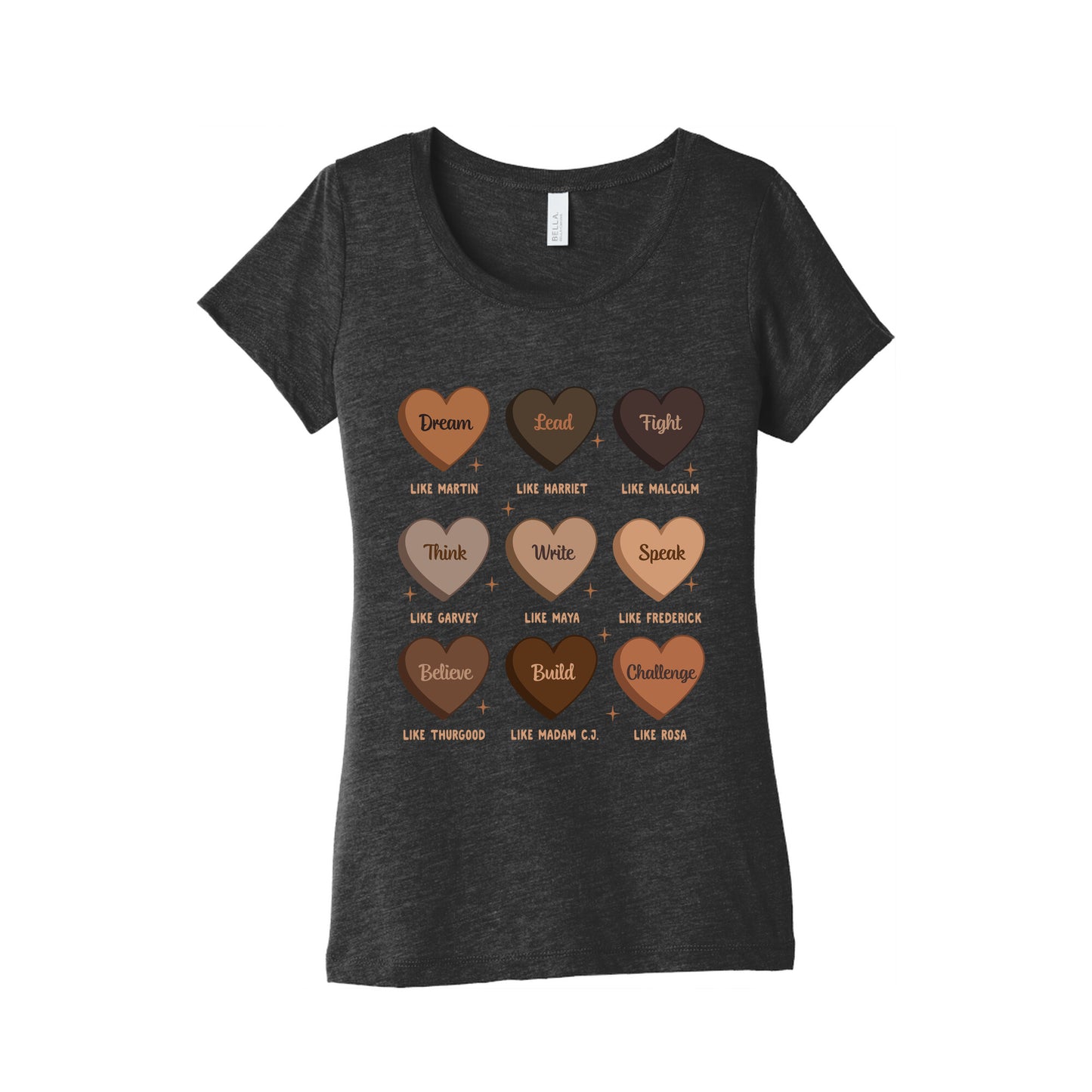 Celebrating Black History Leaders Womens Triblend Tee