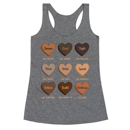 Celebrating Black History Leaders Racerback Tank