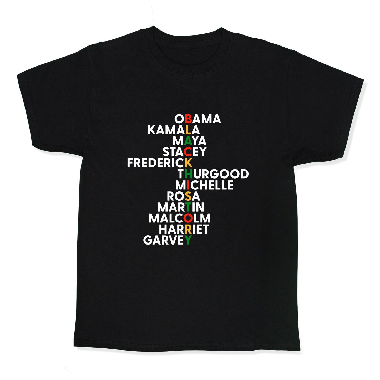 Black History Month Leaders Kids Tee