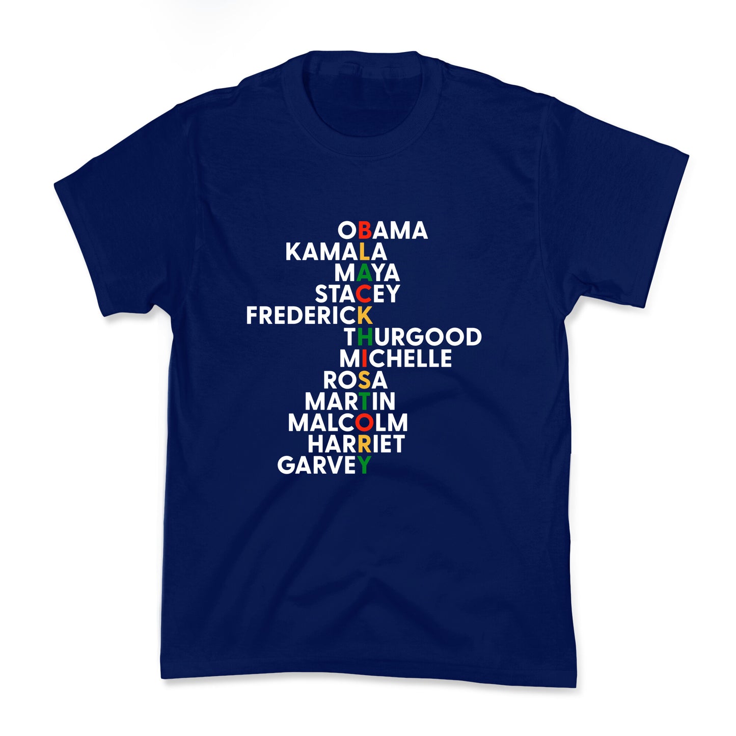 Black History Month Leaders Kids Tee