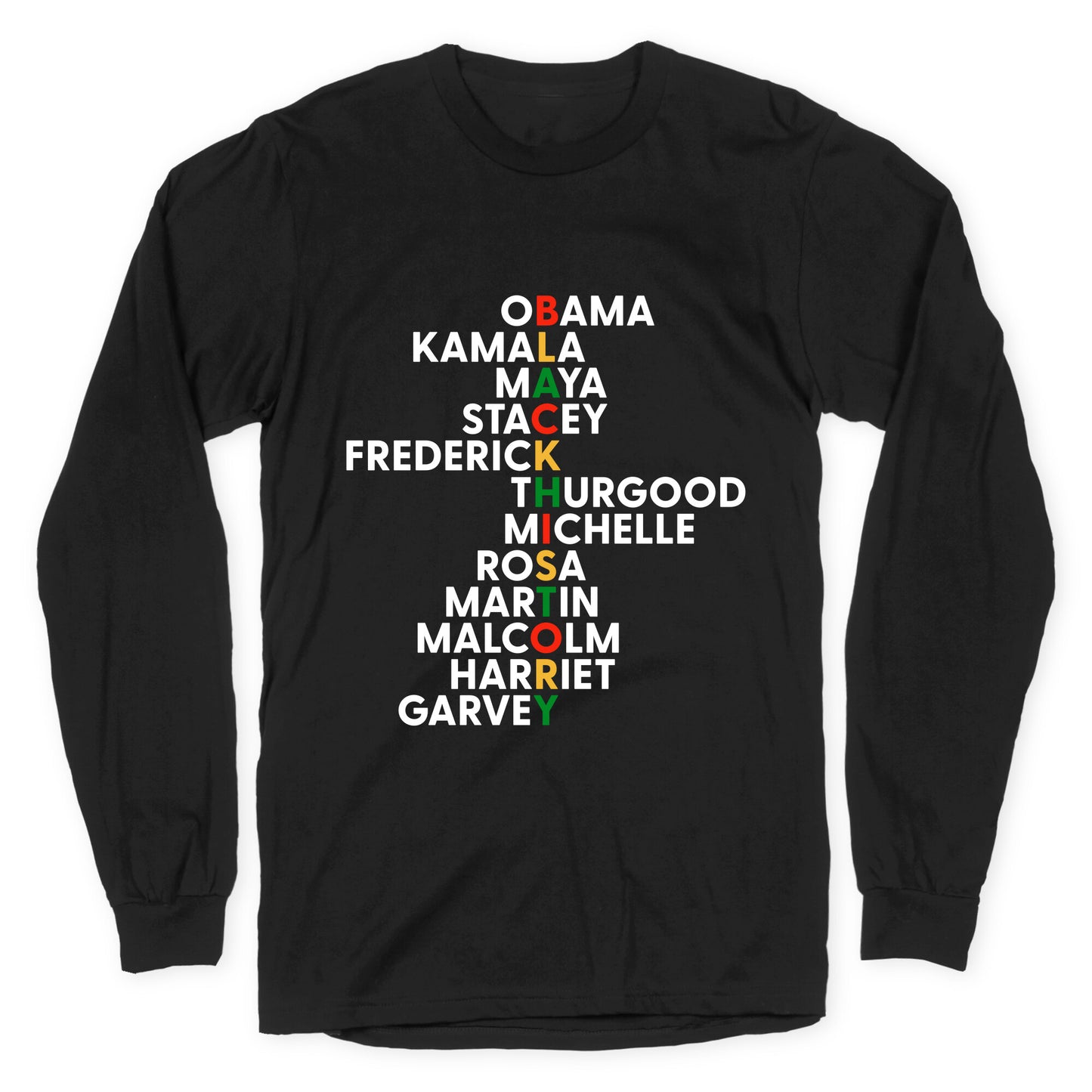 Black History Month Leaders Longsleeve Tee