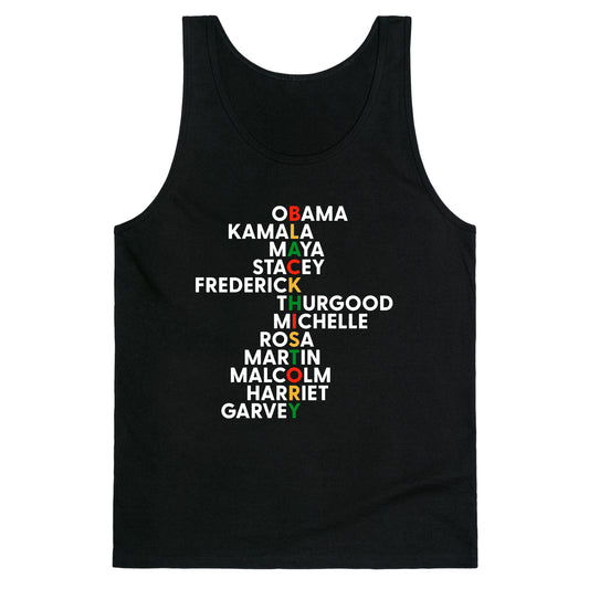 Black History Month Leaders Tank Top