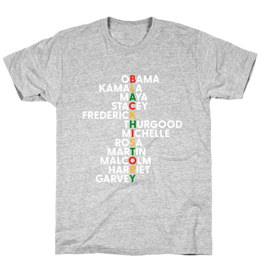 Black History Month Leaders T-Shirt