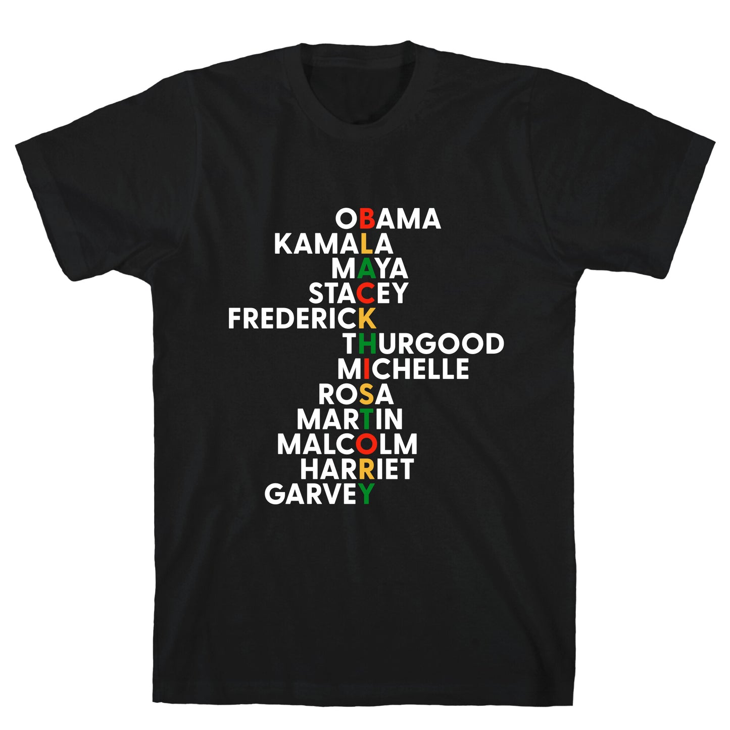 Black History Month Leaders T-Shirt