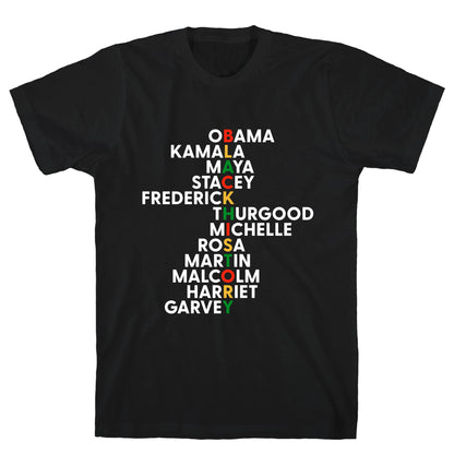 Black History Month Leaders T-Shirt