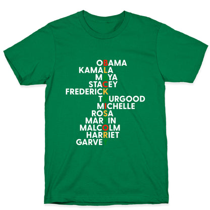 Black History Month Leaders T-Shirt