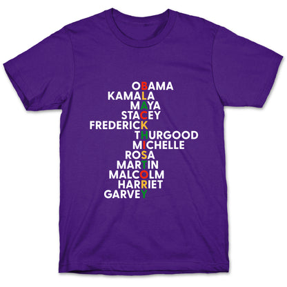 Black History Month Leaders T-Shirt