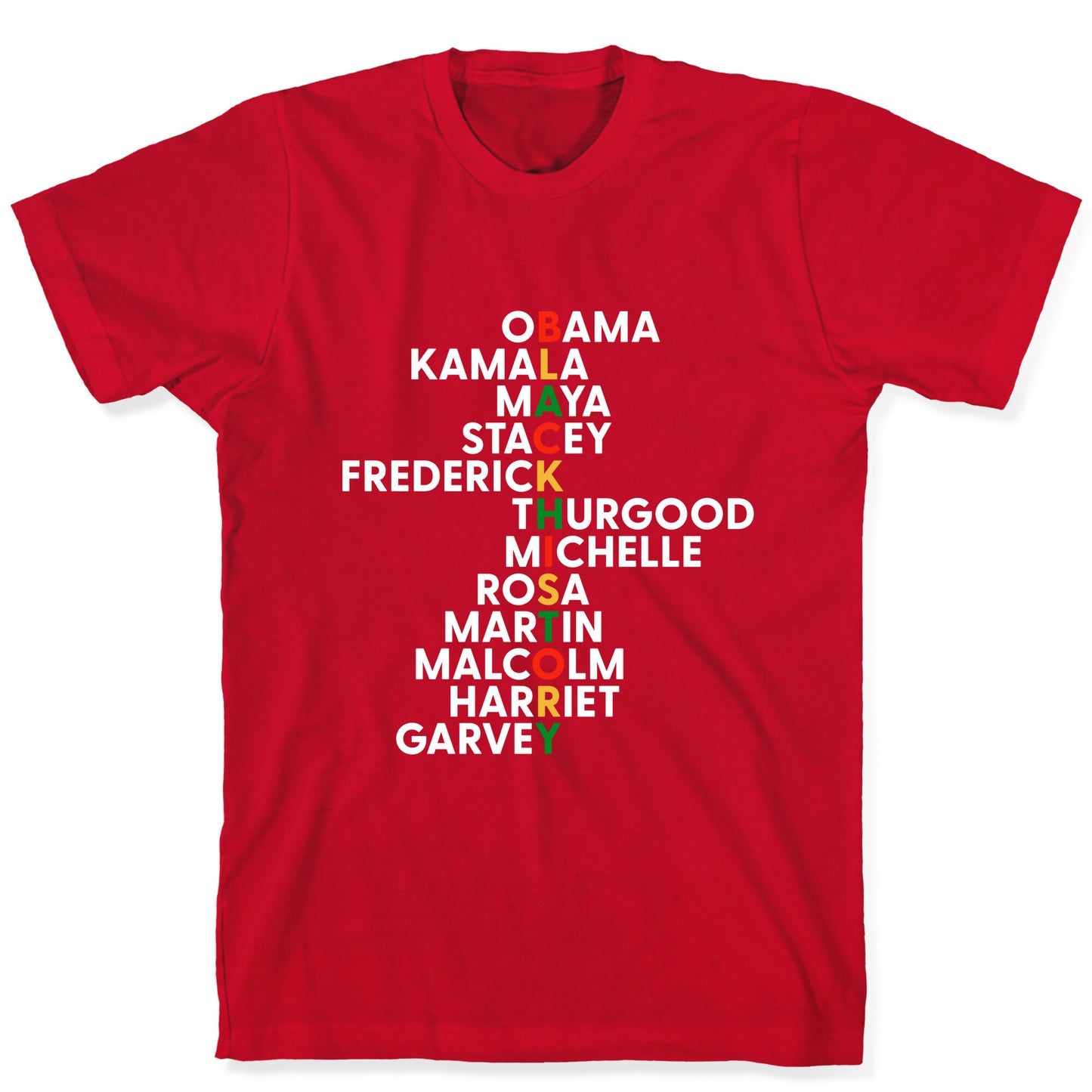 Black History Month Leaders T-Shirt