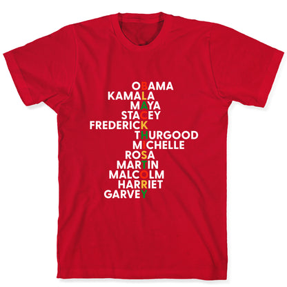 Black History Month Leaders T-Shirt
