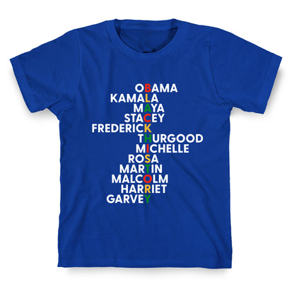 Black History Month Leaders T-Shirt