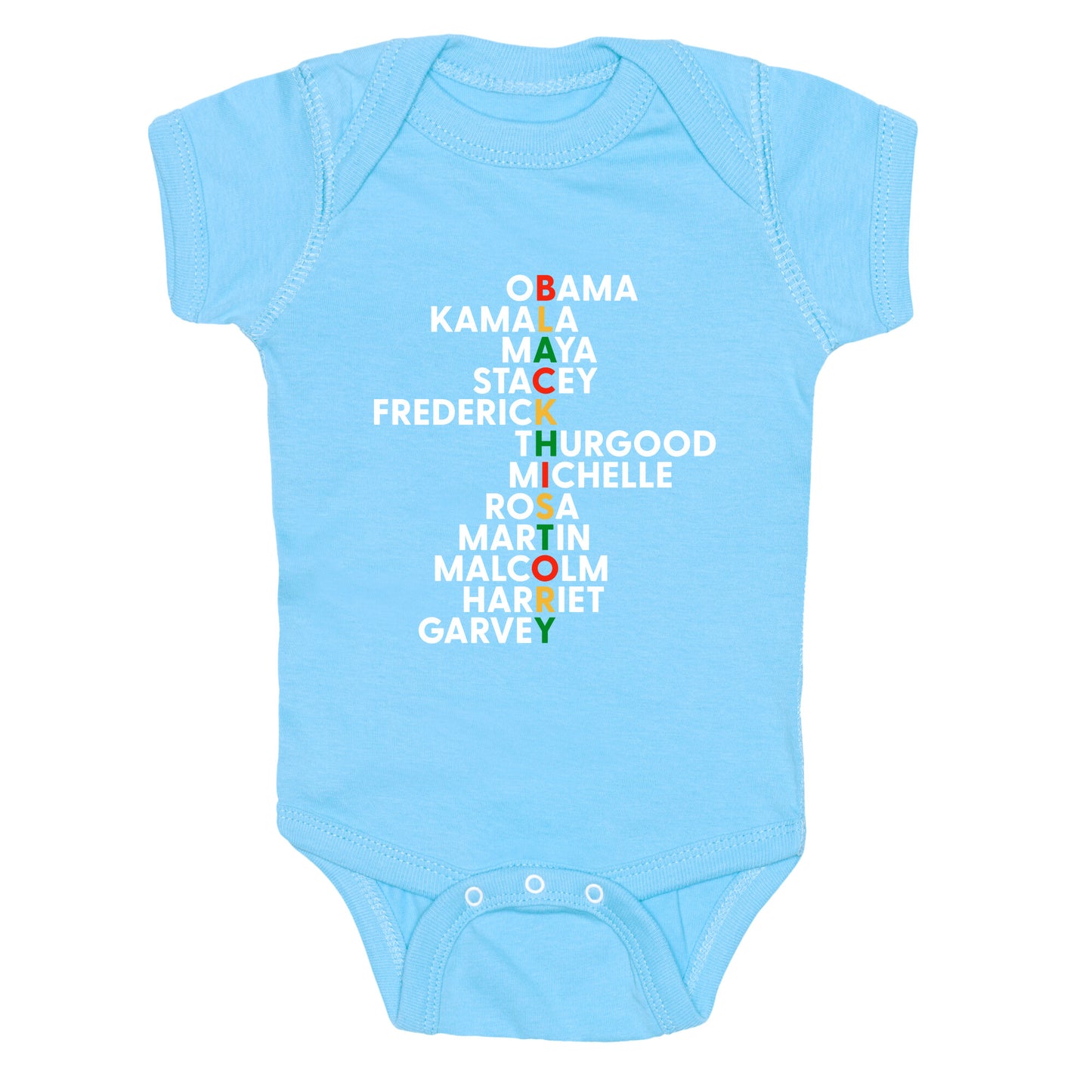 Black History Month Leaders Baby One-Piece