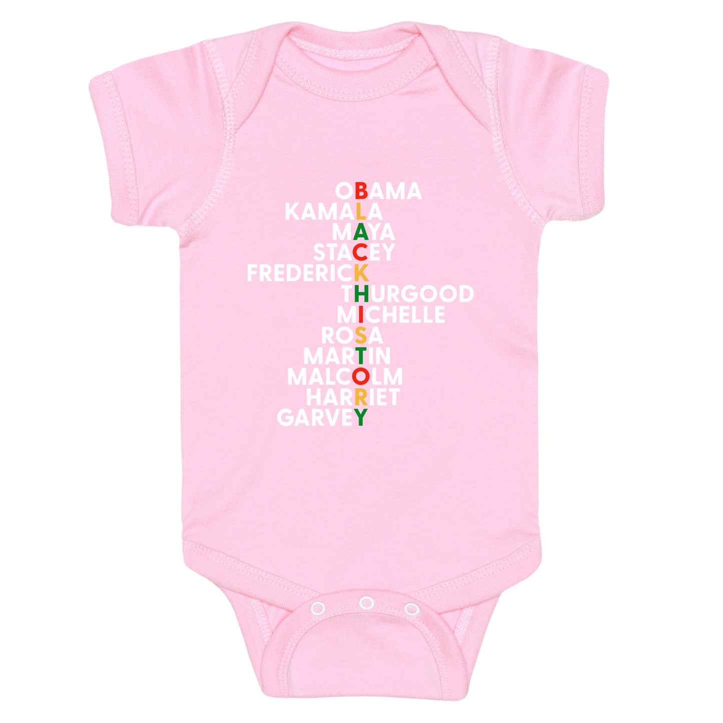 Black History Month Leaders Baby One-Piece