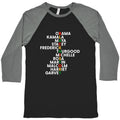 Black History Month Leaders Baseball Tee