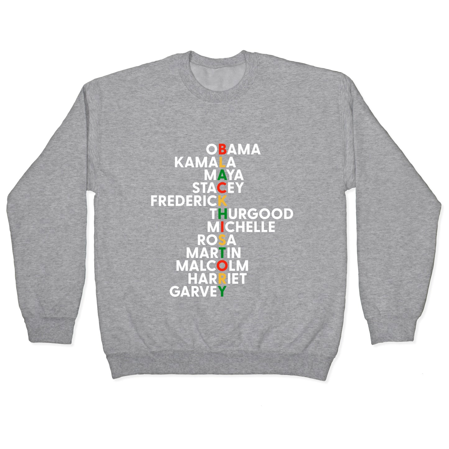 Black History Month Leaders Crewneck Sweatshirt