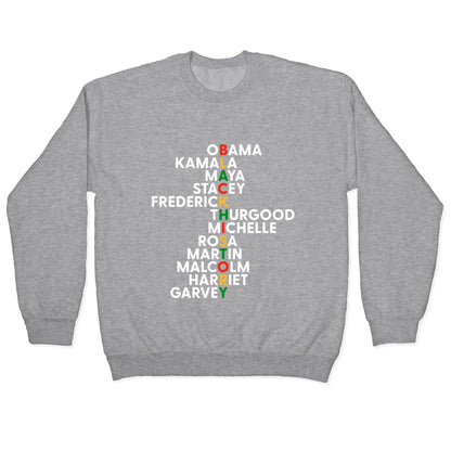 Black History Month Leaders Crewneck Sweatshirt