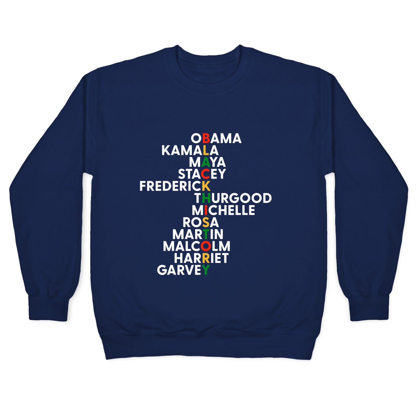 Black History Month Leaders Crewneck Sweatshirt