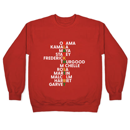 Black History Month Leaders Crewneck Sweatshirt