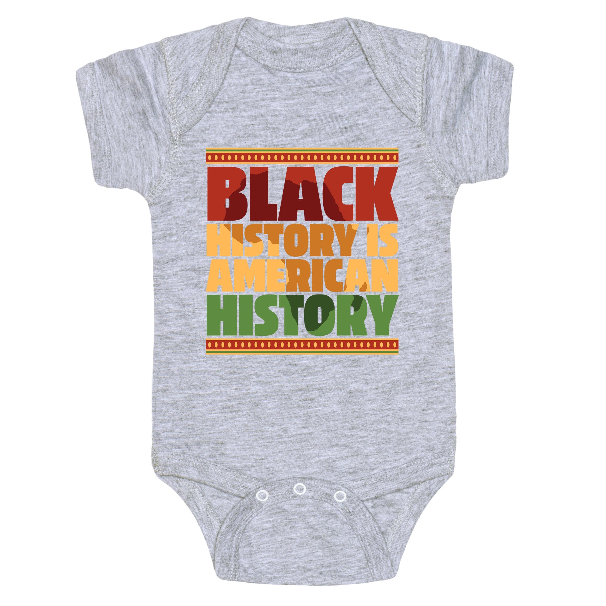 Black History Is American History Baby One-Piece