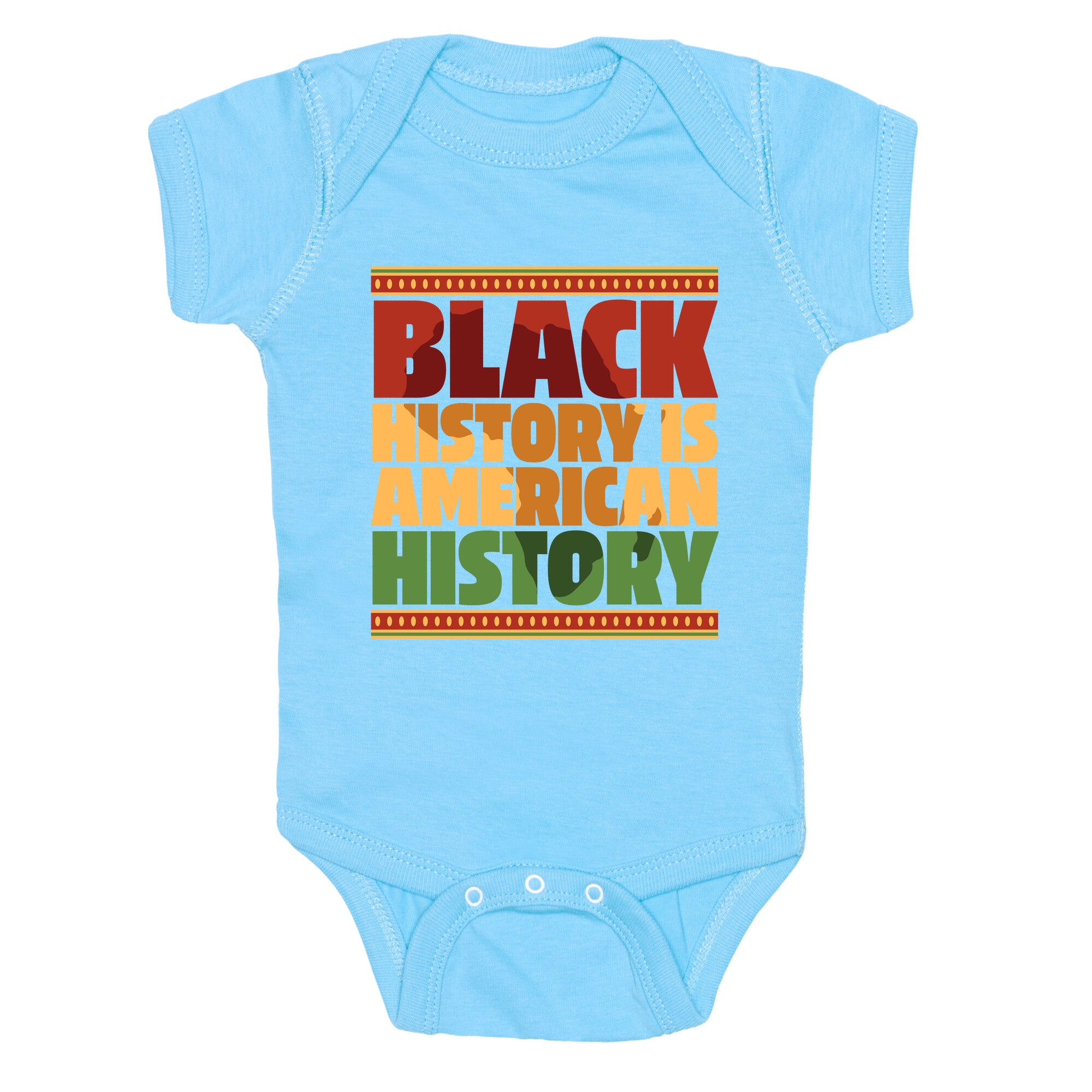 Black History Is American History Baby One-Piece