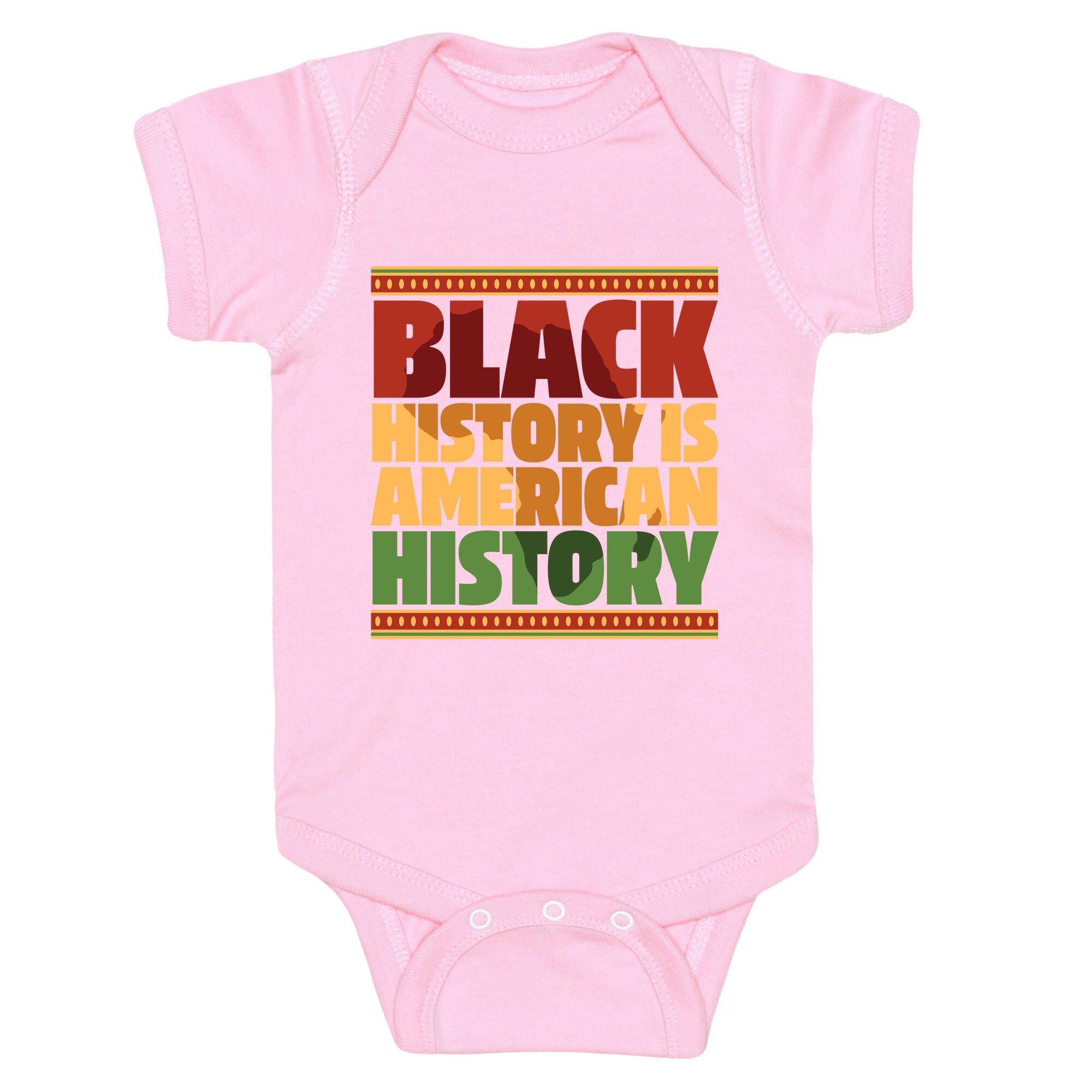 Black History Is American History Baby One-Piece