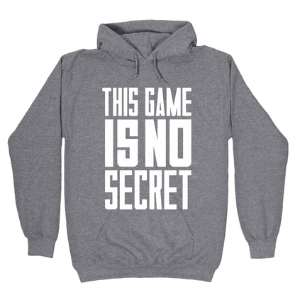 This Game Is No Secret Hoodie