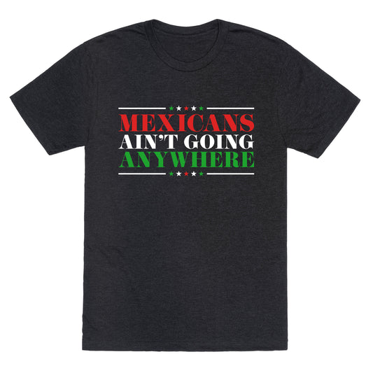 MAGA Mexicans Arent Going Anywhere Unisex Triblend Tee