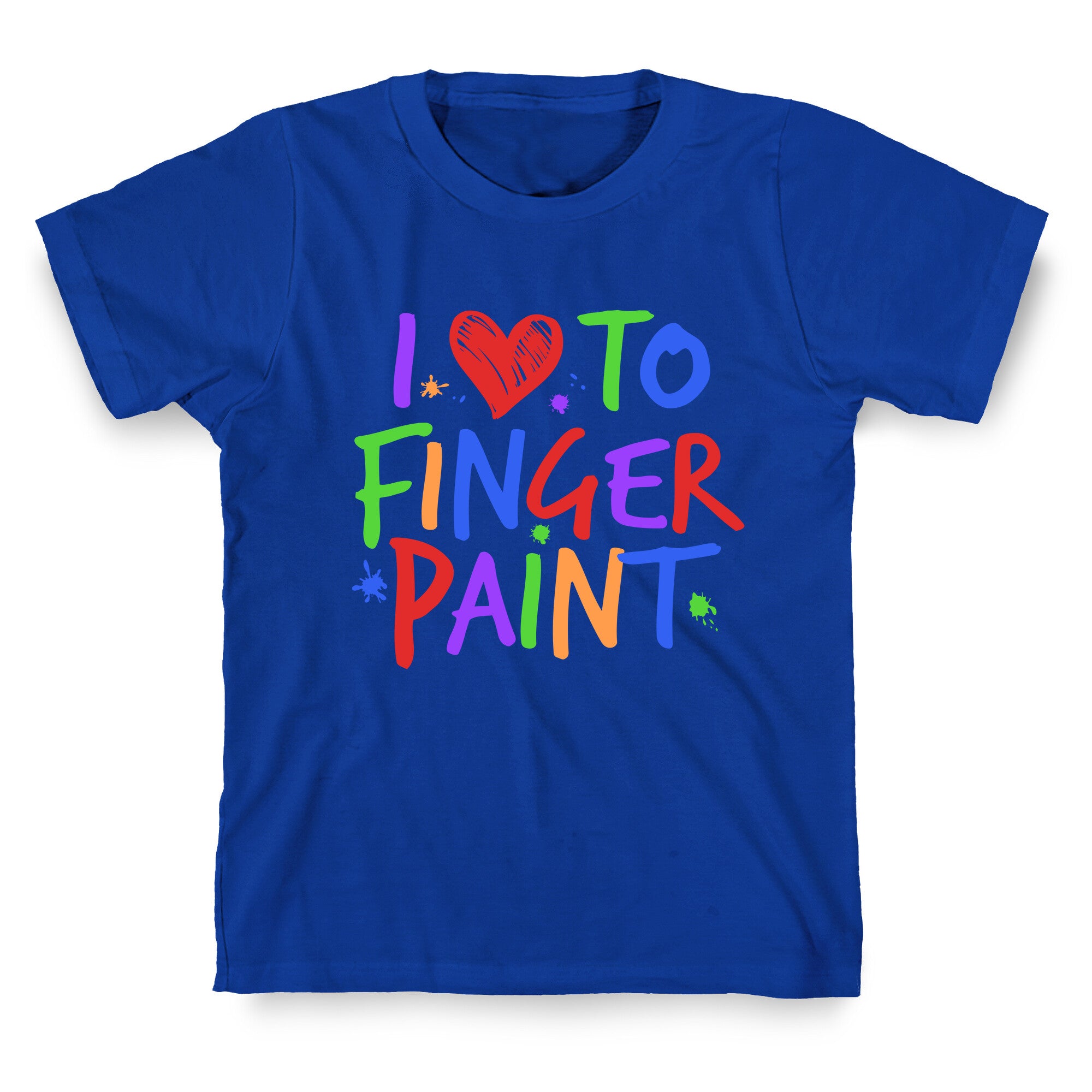 I Love To Finger Paint Couples 1 T-Shirt