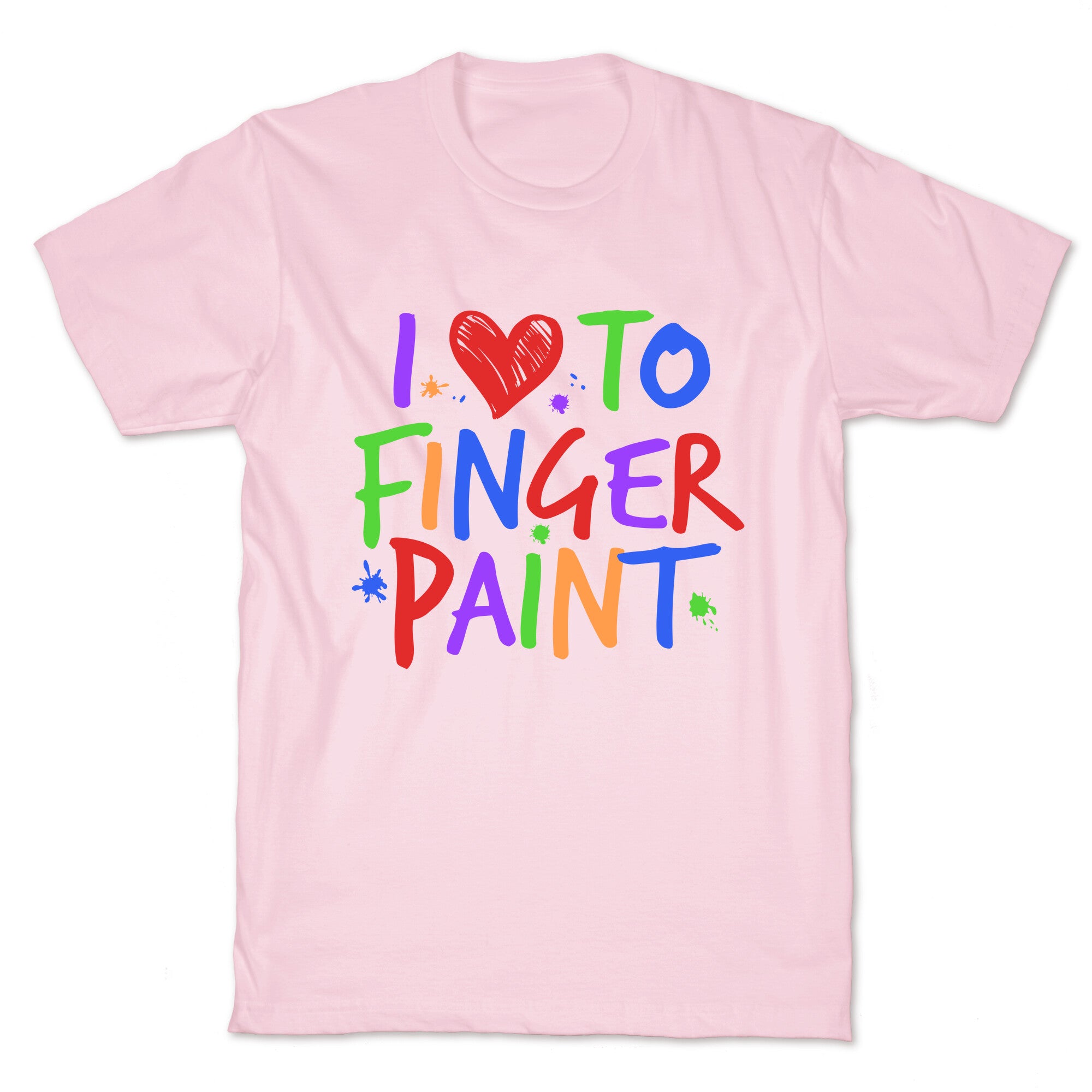I Love To Finger Paint Couples 1 T-Shirt