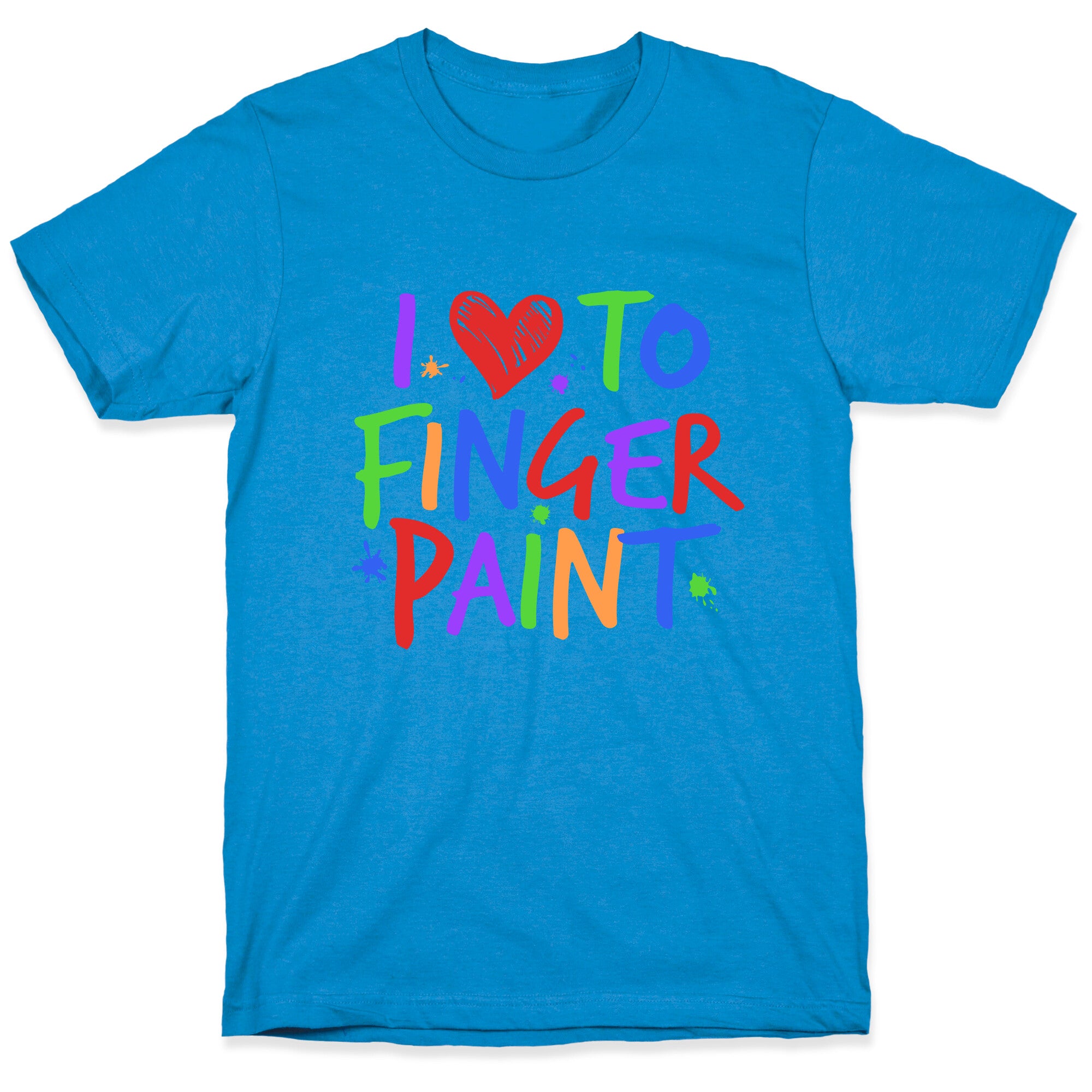 I Love To Finger Paint Couples 1 T-Shirt