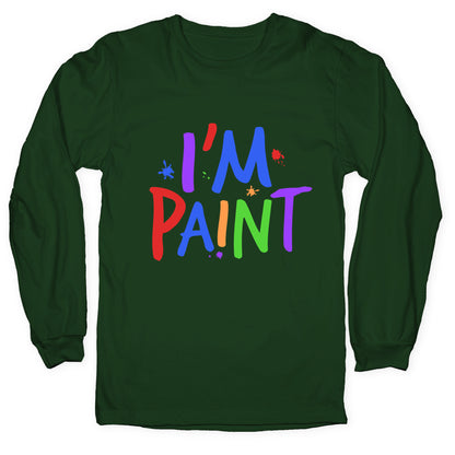 I Love To Finger Paint Couples 2 Longsleeve Tee