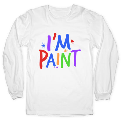 I Love To Finger Paint Couples 2 Longsleeve Tee