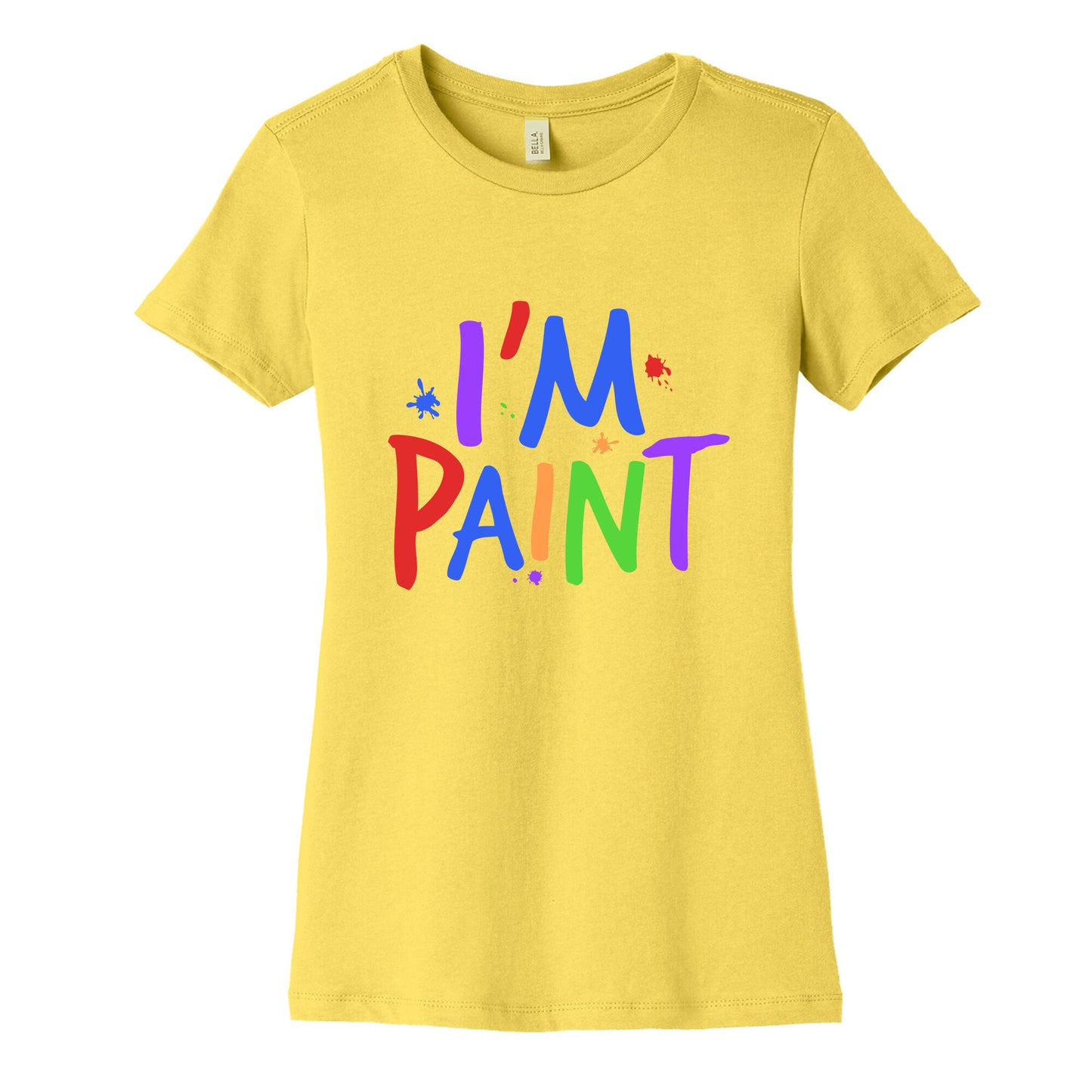 I Love To Finger Paint Couples 2 Womens Cotton Tee