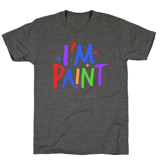 I Love To Finger Paint Couples 2 Unisex Triblend Tee